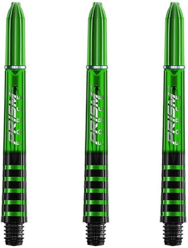 Winmau Prism Force - Eje de dardos (1.890in), color verde