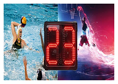 Marcador electrónico digital para baloncesto rojo aluminio miniatura 7