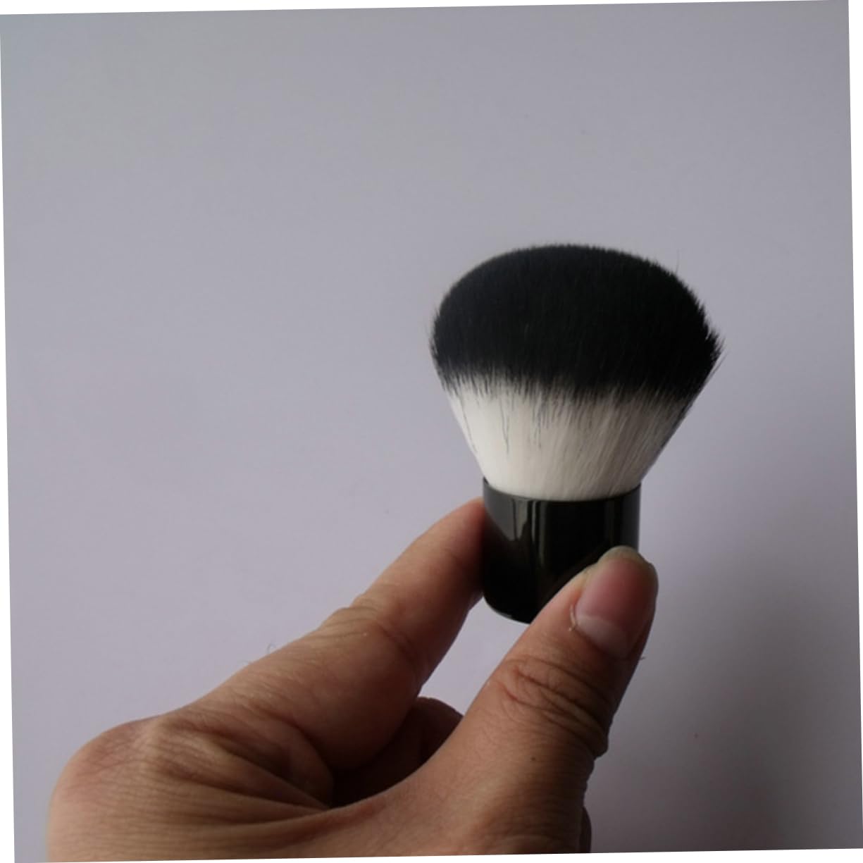 WOFASHPURET Mini Multifunctional Foundation Brush Portable Makeup Tool for and Applications Black Cosmetics Brush for Finish