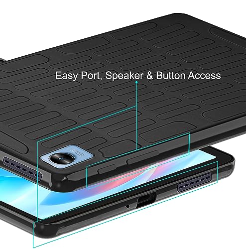 Image of TGK Rugged Back Cover for Realme Pad Mini 8.7 Inch Tablet Case Black