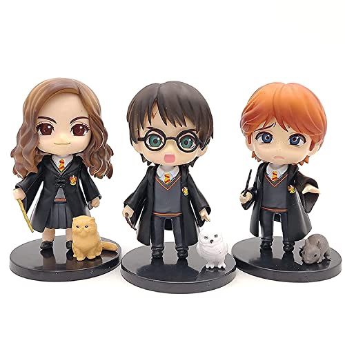 Image of Anime Cartoon Character Q Posket Action Figure | Limited Edition | Attractive Lightweight Durable Toy Figures for Home Decors Office Desk and Study Table (Harry Potter Set 3)