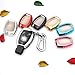 QBUC Car Key Fob Cover,Soft TPU Key Case Key Shell Cover Protector with Keychain Compatible with C E S M CLS CLK G Class Keyless Smart Key Fob(Sliver)