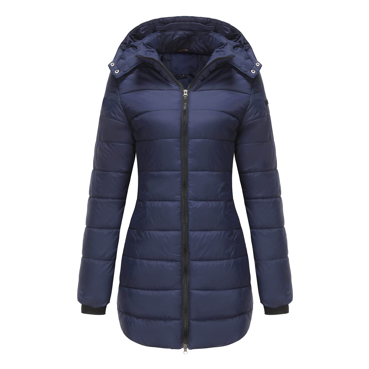 Manteau D'hiver Femme Longue Parka Avec Capuche Amovible Et Col Fourrure - Doudoune Chaude