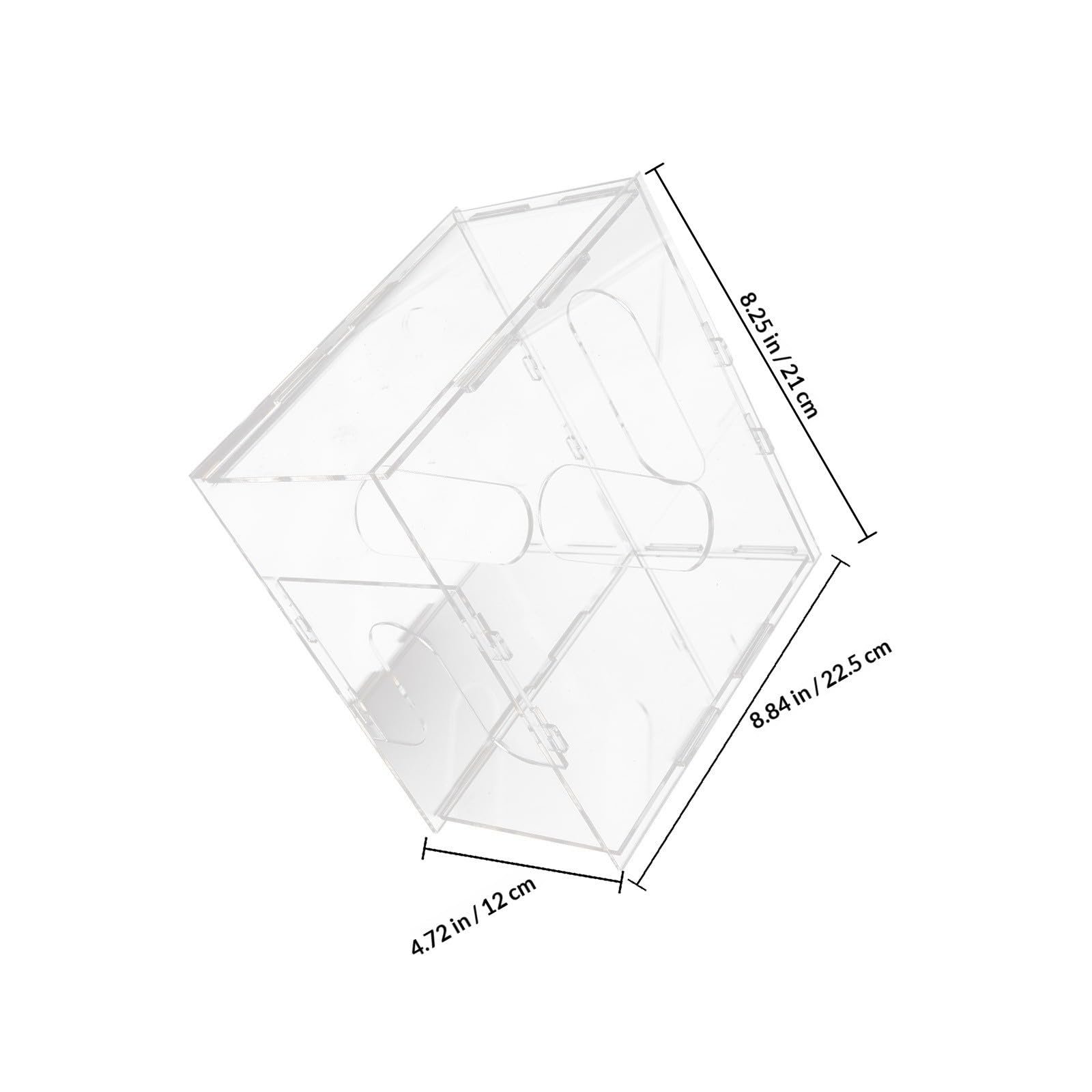 STOBAZA Gefrierorganizer für Muttermilchbeutel Aufbewahrungsbox für Muttermilch zum Einfrieren Acryl Transparent Tragbarer Griff Leicht zu Reinigen für Muttermilchbeutel und Lebensmittel