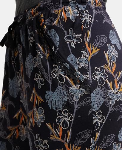 Image of Jockey RX09 Women Micro Modal Cotton Relaxed Fit Printed Pyjama with Side Pockets (Colors & Prints May Vary)