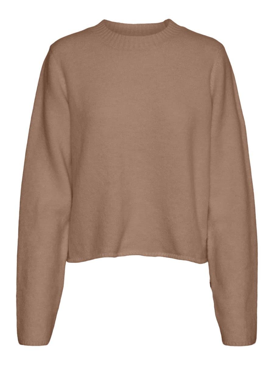 Noisy may NMSON L/S O-Neck SEMI Crop Knit S*