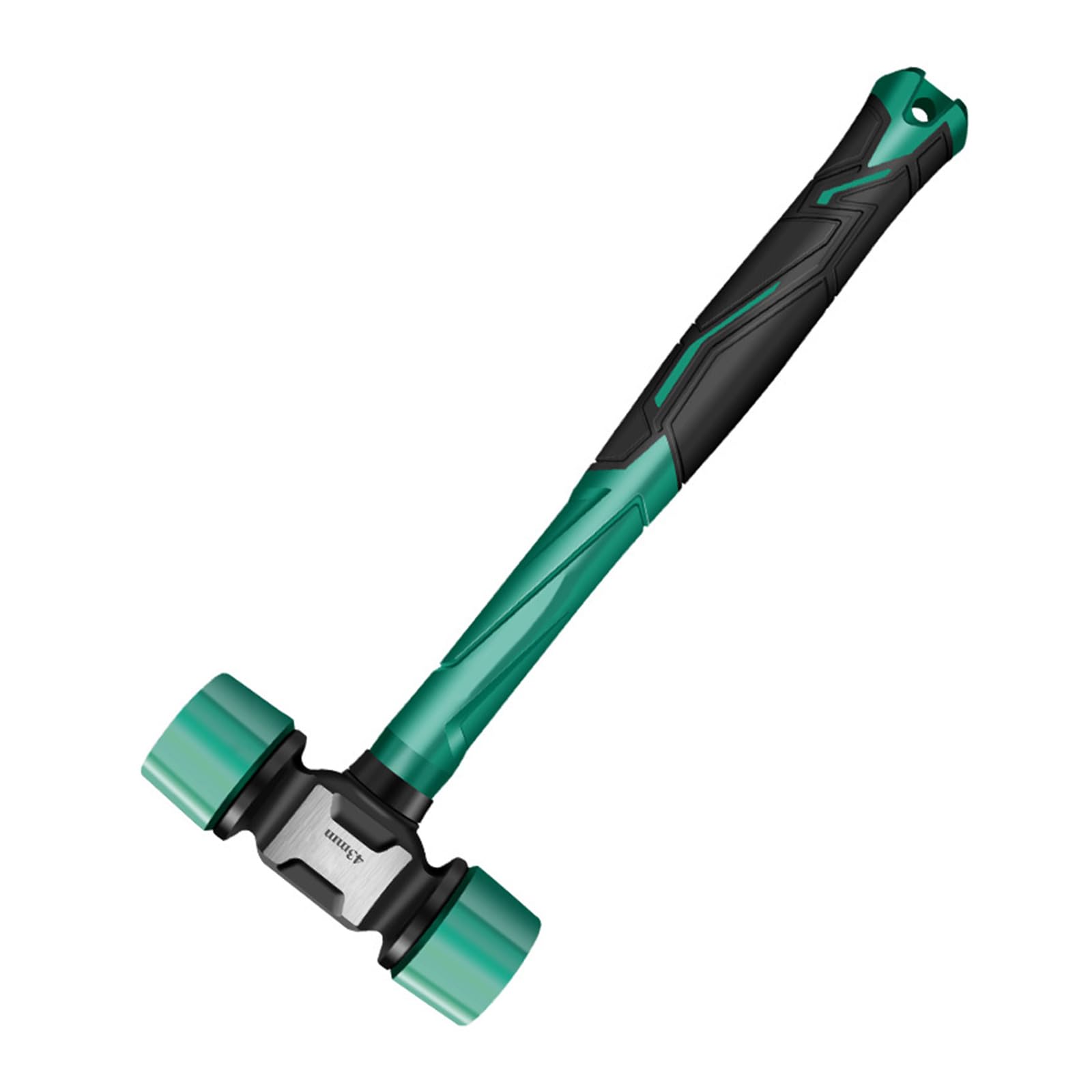 Martillo de goma ergonómico multifuncional antivibración, profesional