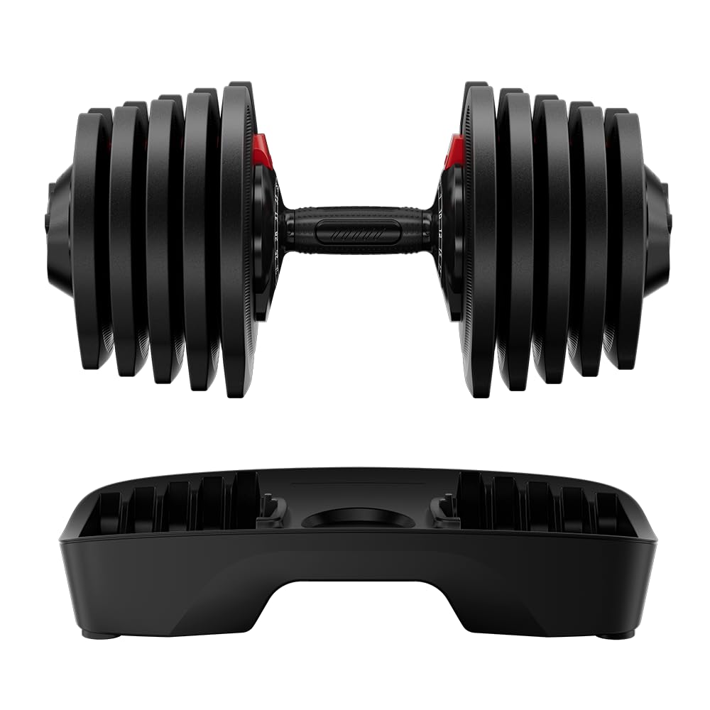 GOVITA NEW Set di Manubri Regolabili A Carico Variabile Pesi bilanciere Allenamento Corpo Home Palestra Casa Manubri Pesanti regolazione rotatoria