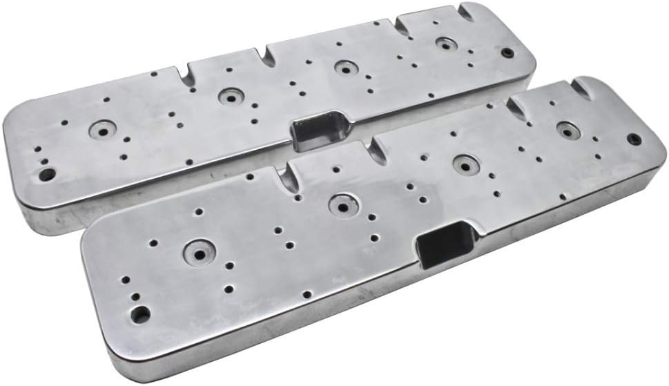 Cobra-Tek Fits 1958-86 Chevy LS Coil Valve Covers Adapter Kit Black 3 Configuration (Gray)