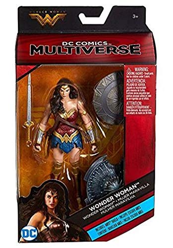 DC Comics Multiverse Wonder Woman Movie Wonder Woman With Shield (Build Ares) Exclusive Action Figure 6 Inches