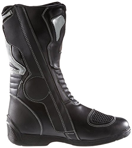 protectWEAR Tourenstiefel aus Leder schwarz u.a. zum Motorradfahren geeignet Model SB-03203