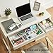 10 Pcs Extendable Clear Drawer Organizer, All Adjustable Vanity Storage Box, 2-Size Desk Drawer Organizer, Durable Storage Bins for Makeup, Cosmetic, Bedroom Dressers Tool Organizer for Gadgets