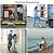 Risornda Extra Large RV Step Stool, 19" x 14.5" RV Step, Aluminum RV Step 4-Level Height Adjustable, Camper Foldable Step Supports Up to 1500 lbs with Non-Slip Strip for Travel Trailer.