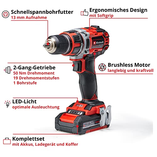 Einhell Akkuschrauber TP-CD 18/50 Professional Bohrschrauber