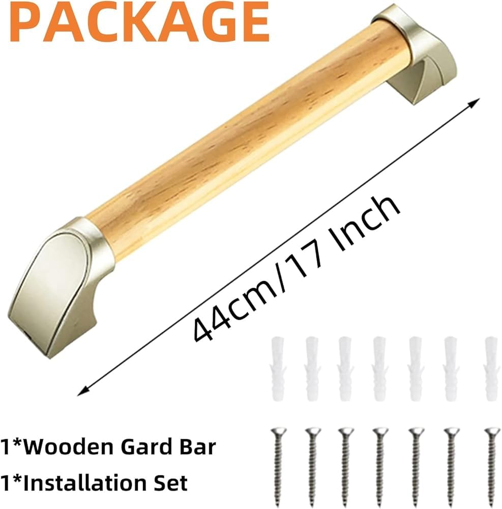 Soporte de barra de agarre de madera maciza para baño, barra de seguridad para bañera, mango de accesibilidad para baño, mango antideslizante para personas mayores, mango de ducha de madera