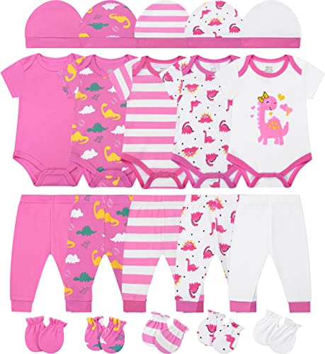 Image of ABeCue Baby Boy Layette Essentials Set Newborn Girl Clothes Pack Infant Gift Sets 20-Piece