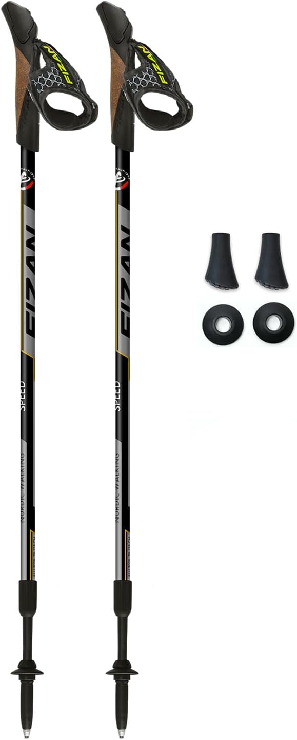 FIZAN Swift Nordic Aluminum Walking Poles – Lightweight and Durable FIZAN Swift Nordic Aluminum Walking Poles – Lightweight and Durable