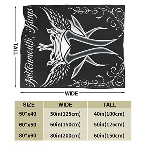Kottonmouth Music Kings Band Throw Blanket Soft Cozy Flannel Blankets Decor For Bed Couch Living Room Travel Outdoor 80"X60" #TOP3