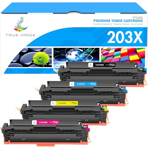 Cartouche toner HP 203X compatible M281fdw M254dw CF540X pack de 4 couleurs laser