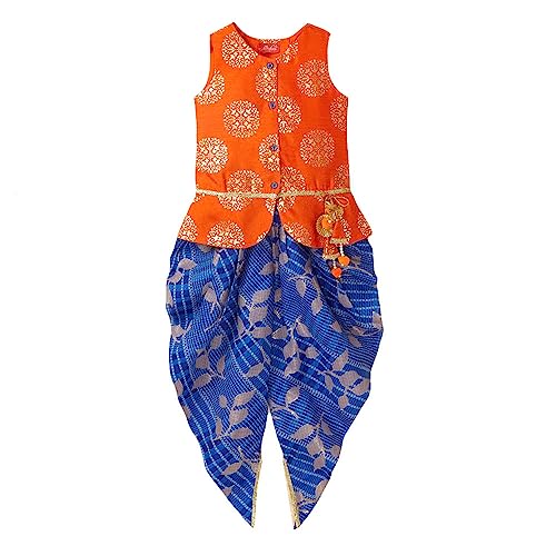 Image of Hopscotch Girls Ethnic Set Cotton Ethnic Sets