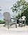 YEFU Adirondack Chair, Oversized Plastic Adirondack Chair Folding Outdoor Chairs with Cup Holder, Lawn Chair with Weather Resistant for Outside Deck Lawn Garden, Weight Capacity Up to 400 Lbs –Grey