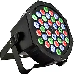 Canhão Led Refletor Strobo 36 Leds 3 Watts Rgb Dmx Bivolt, Alira Home