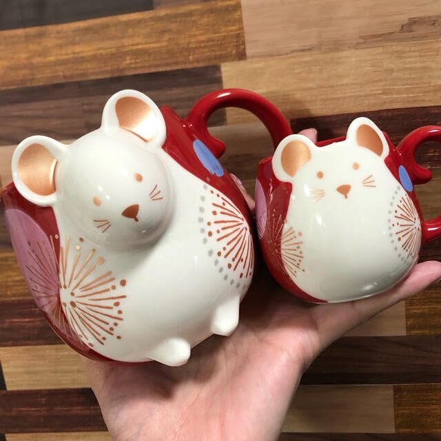 Amazon.co.jp: 日本 スターバックス 鼠 レア 干支 マグカップ デミタス 
