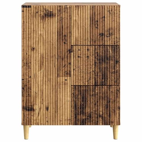 Aparador con aspecto de madera envejecida texturizada de alta densidad 6