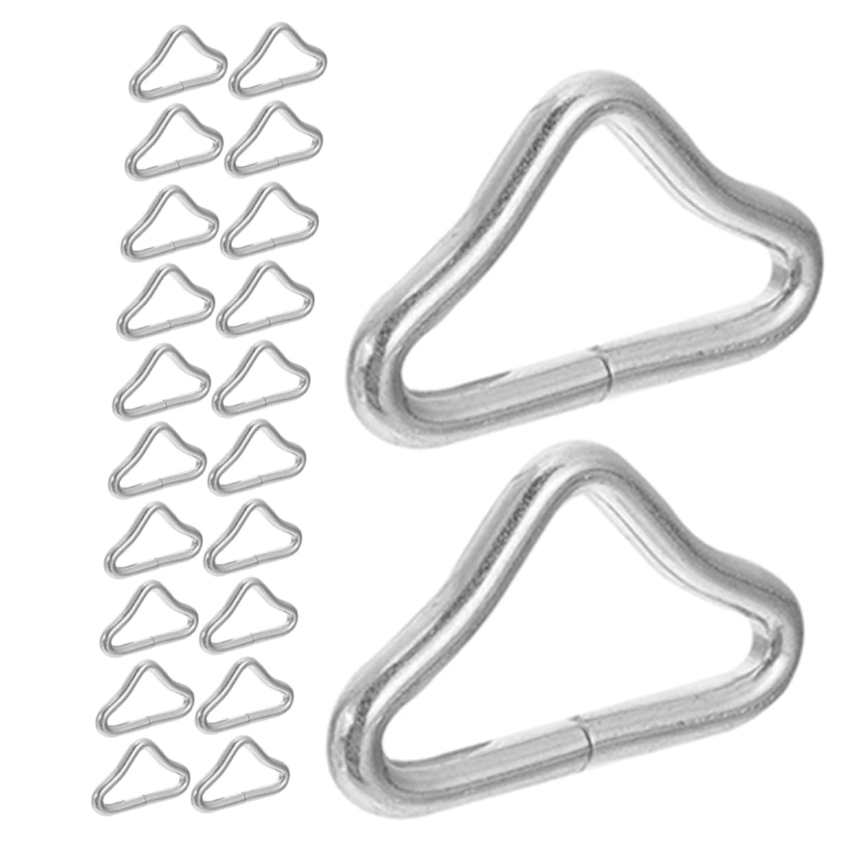ifundom 70piezas Hebilla de Repuesto para Cama Elástica Anillo de Metal de Alta Resistencia para Reparación de Trampolín