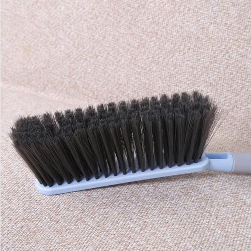 Image of Household Brush Sweeping, Cleaning Floors Long Handle Dust for Tiles, Carpet, Bed, Sofa,Mattress, Window, Bathroom, Car Seat, Curtain, Cleaner Home (Blue)