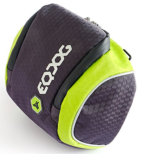 EQDOG 150-435 Alforja Flex Pack Gris y Verde, S