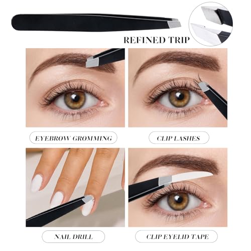 Wimpern Extensions Set 320pcs LANKIZ Künstliche Wimpern 30D+40D C Curl 9-16mm Mix Einzelne Wimpern mit Wimpernkleber und Applicator Lash Extension Set für Anfänger Wiederverwendbar