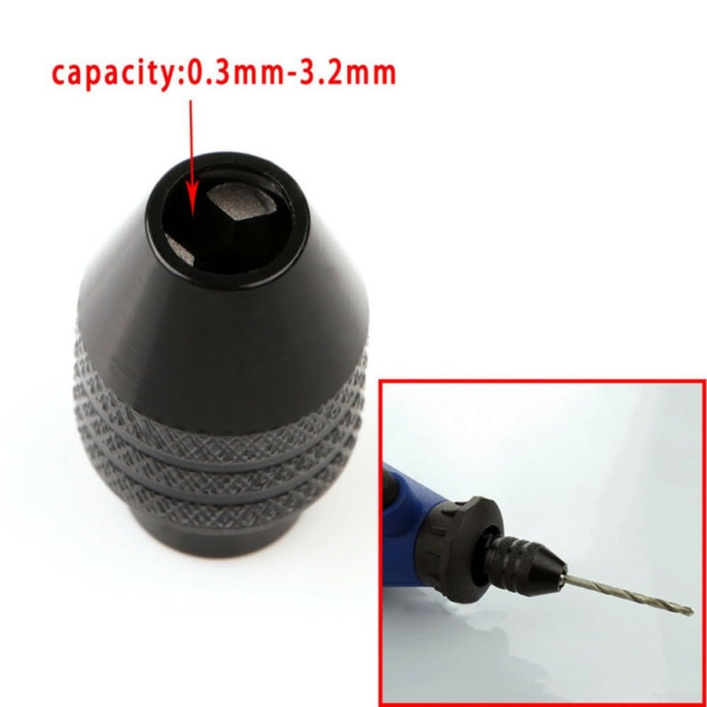 Mandrino autoserrante, M8 x 0,75 mm, cambio rapido e conveniente del mandrino per smerigliatrice elettrica, da 0,33 a 2 mm