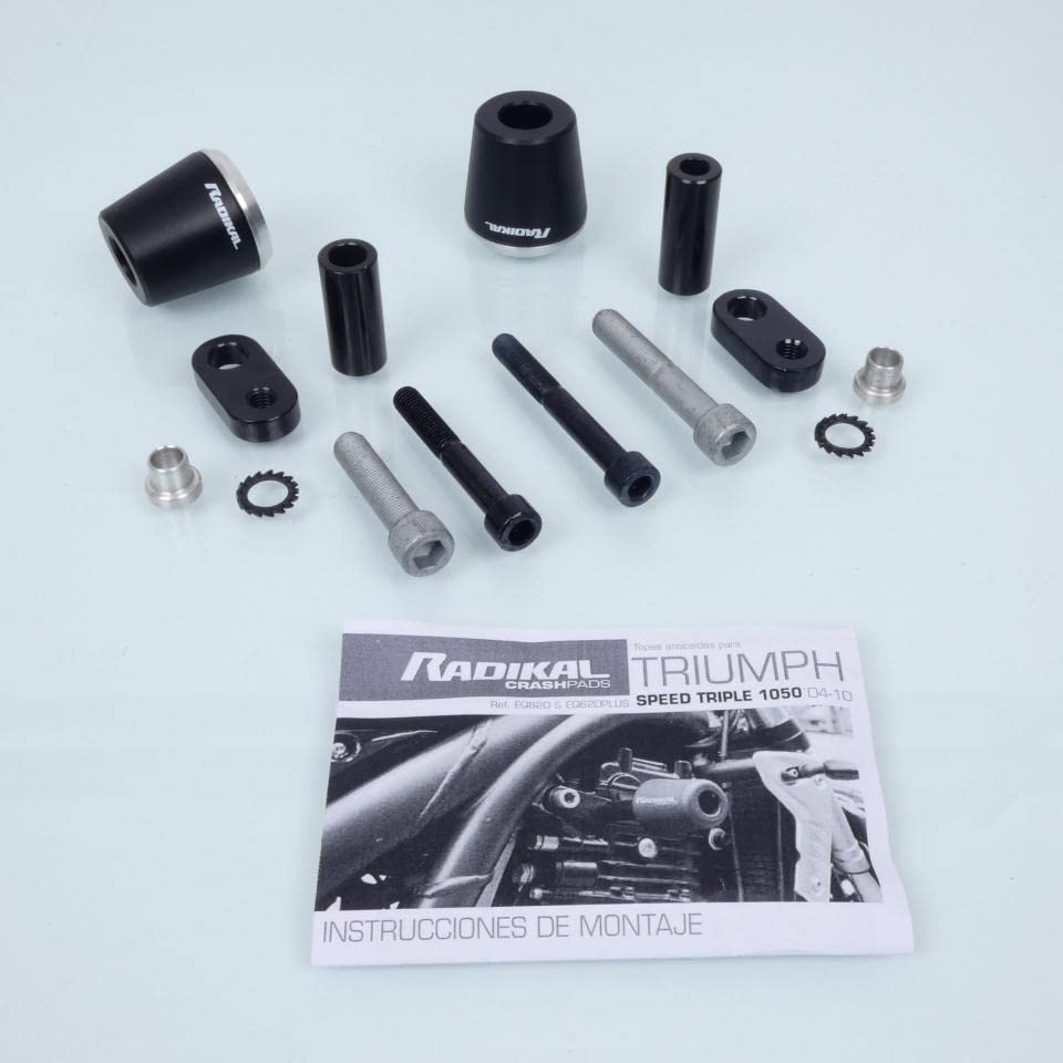 Tampon pare carter Radikal pour Triumph 955 Speed triple : évitez les réparations coûteuses