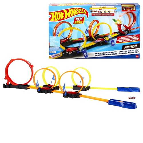 Hot Wheels Action Pista de Brinquedo Competição Super Loop para crianças a partir de 4 anos
