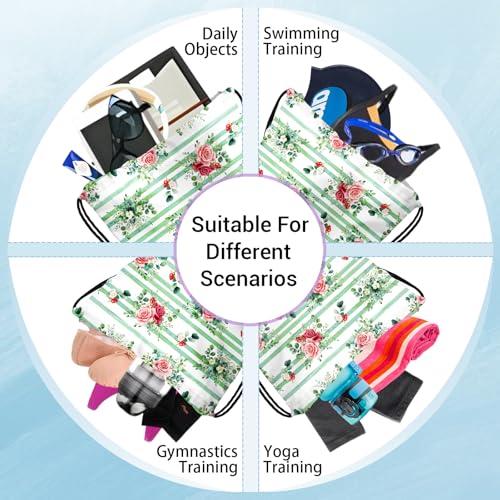 Image of Small Gymnastics Drawstring Grip Bag for Gymnasts Holding