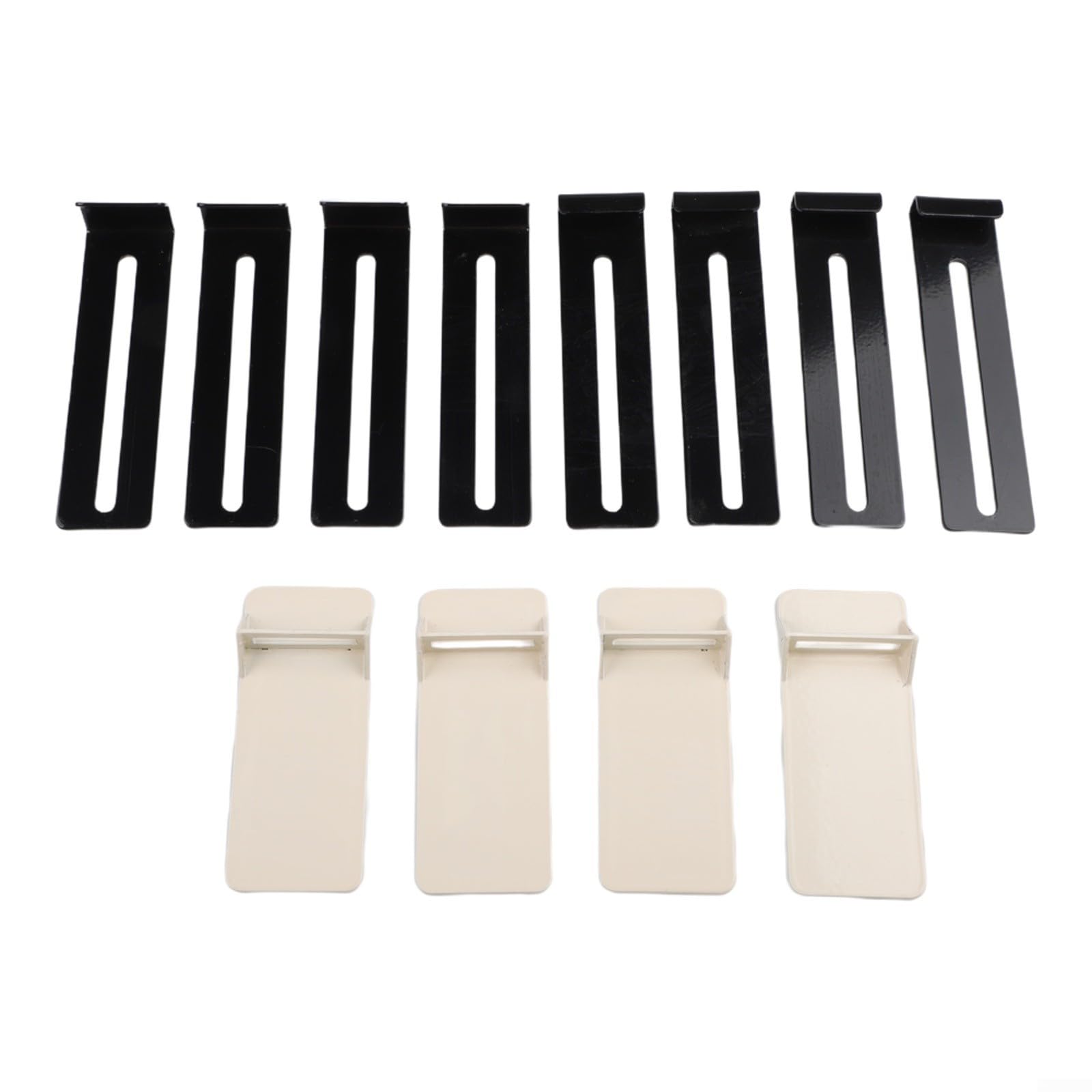 4 Stück für Schweller, Blumenkasten-Halterungen, Edelstahl, verstellbar, Balkon-Pflanzentopfhalter, kein Bohren, winddichte Unterstützung für flache Schweller, 10–18 cm