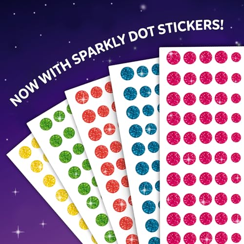 Image of Skillmatics Dot It Sticker Art Activity - Unicorns & Princesses, 500+ Sparkly Stickers, Mess-Free Fun for Kids, DIY Craft Kits, Travel Toys, Scrapbooking, Gifts for Ages 3, 4, 5, 6, 7