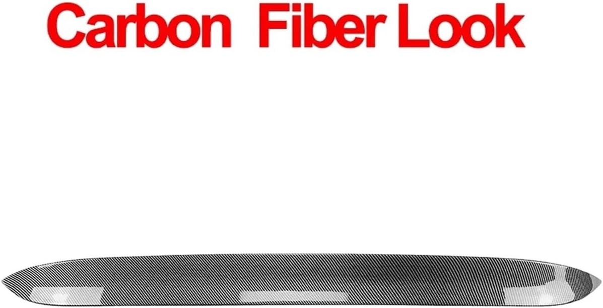 Rear Roof Spoiler Wing Lip Compatible For KIA Stinger 2017 2018 2019 2020 2021 2022 2023 Rear Trunk Spoiler Wing Lip Extension(Carbon Fiber Look)