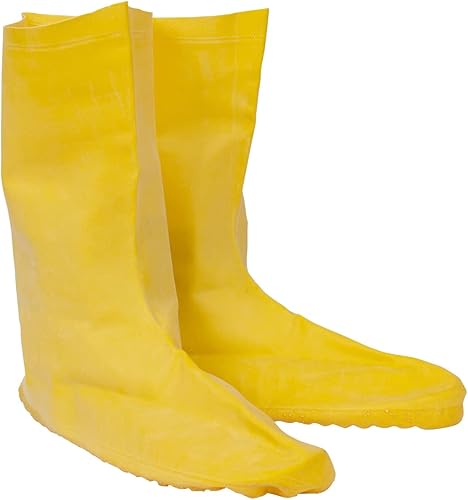 Cordova LBC10 Botas HazmatNuke, 2.953 in de grosor, goma natural, amarillo, sin forro, 12 pulgadas de longitud, suela acanaladatexturizada para