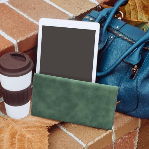 Image of CoBak Checkbook Cover for Women & Men - PU Leather Case with RFID Blocking | Classic Design Check Book Holder for Personal and Business
