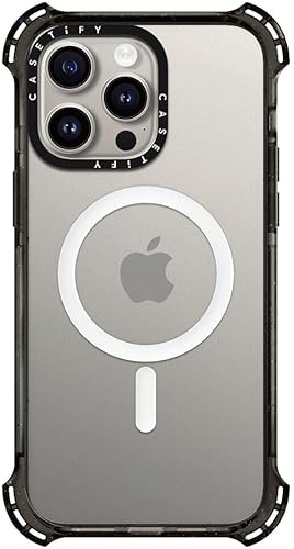 CASETiFY Funda Bounce para iPhone 15 Pro Max 6 veces probada contra caídas de grado militar, protección contra caídas de 21.3 piescompatible con