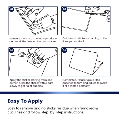 Lss 15 15.6 Inches Laptop Notebook Skin Sticker With 2 Wrist Pads - Reusable Cover Protector Vinyl Sticker Cover Decal Fits 13" - 16" Hp Dell Lenovo Apple Asus Acer Samsung - Abstract #TOP5