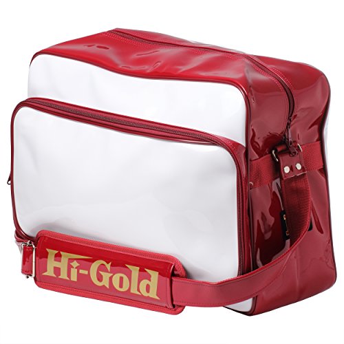HI-GOLD(ハイゴールド) ショルダー バッグ レギュラーサイズ HB-910 ホワイト×エンジ