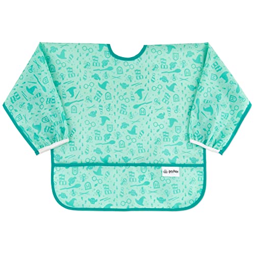 Image of Bumkins Sleeved Bib for Girl or Boy, Baby and Toddler for 6-24 Mos