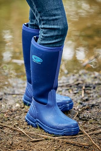 Grubs Frostline Damen-Neopren-Klassikstiefel, 5 mm isolierte, wadenhohe Schuhe, wasserdichte lange Gummistiefel, bequeme Schuhe mit TRAX™-Grip, Outdoor-Stiefel für kaltes Wetter von -20 °C bis +20 °C