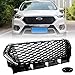 Dreamseek Frontgrill Für Ford Escape Kuga II 2017 2018 2019 Kühlergrill Front Stoßstange Gitter Sport Grill Schwarz