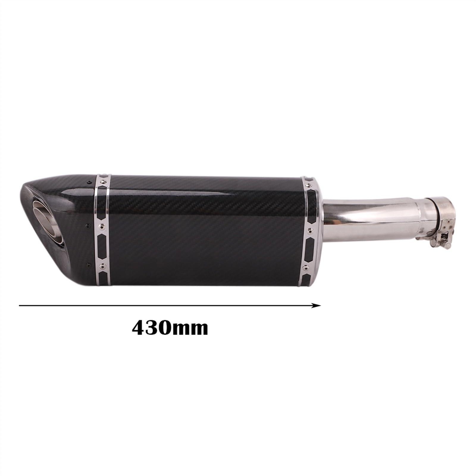 Tubo De Escape Medio Deslizable De Acero Inoxidable Apto | Envío Gratis