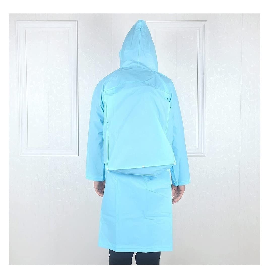 Poncho Antipioggia Impermeabile 10pc EVA Donna E Uomo Impermeabile Poncho Antipioggia Con Zaino Mantella Antipioggia