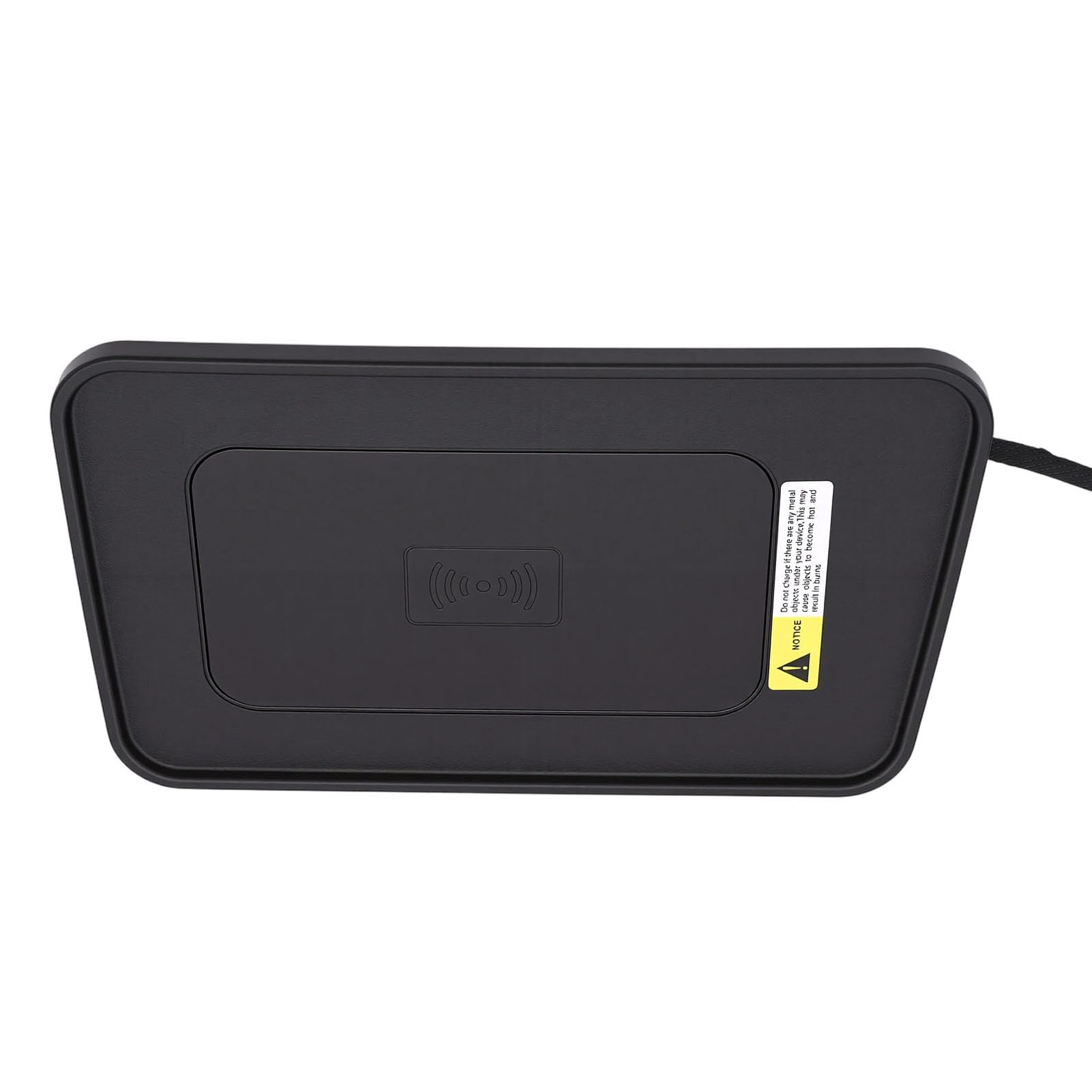 Cargador Inalámbrico para Coche, Cargador con Alfombrilla de Silicona Antideslizante, Almohadilla de Carga con Múltiples Mecanismos de Protección, Ideal para Instalación en Consola Central